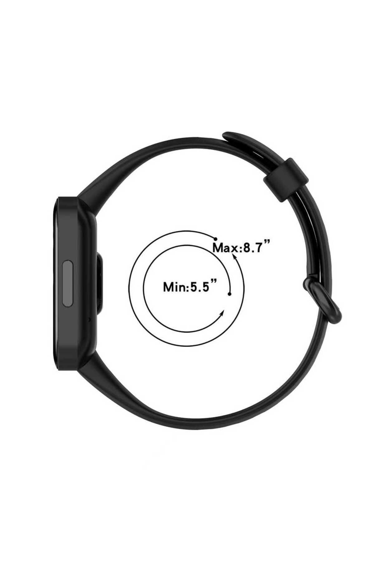 Xiaomi Redmi Watch 2 Lite ile uyumlu Saat Kayışı Kaliteli Spor Saat Renkli Lagniappe Silikon Kordon