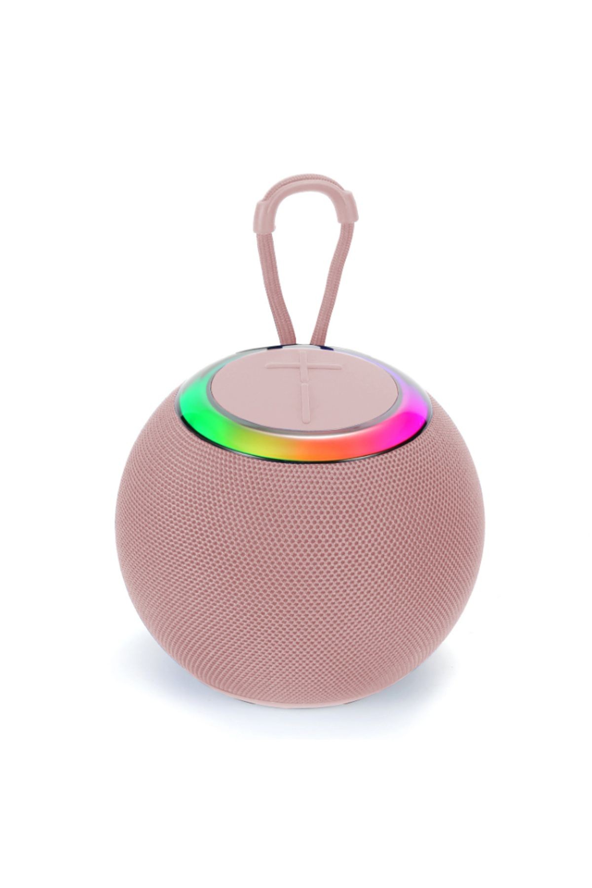 RGB Işıklı Kablosuz Bluetooth Speaker Şarjlı Ses Sistemi İç Dış Mekan Hoparlör 130x 125x105mm 68D