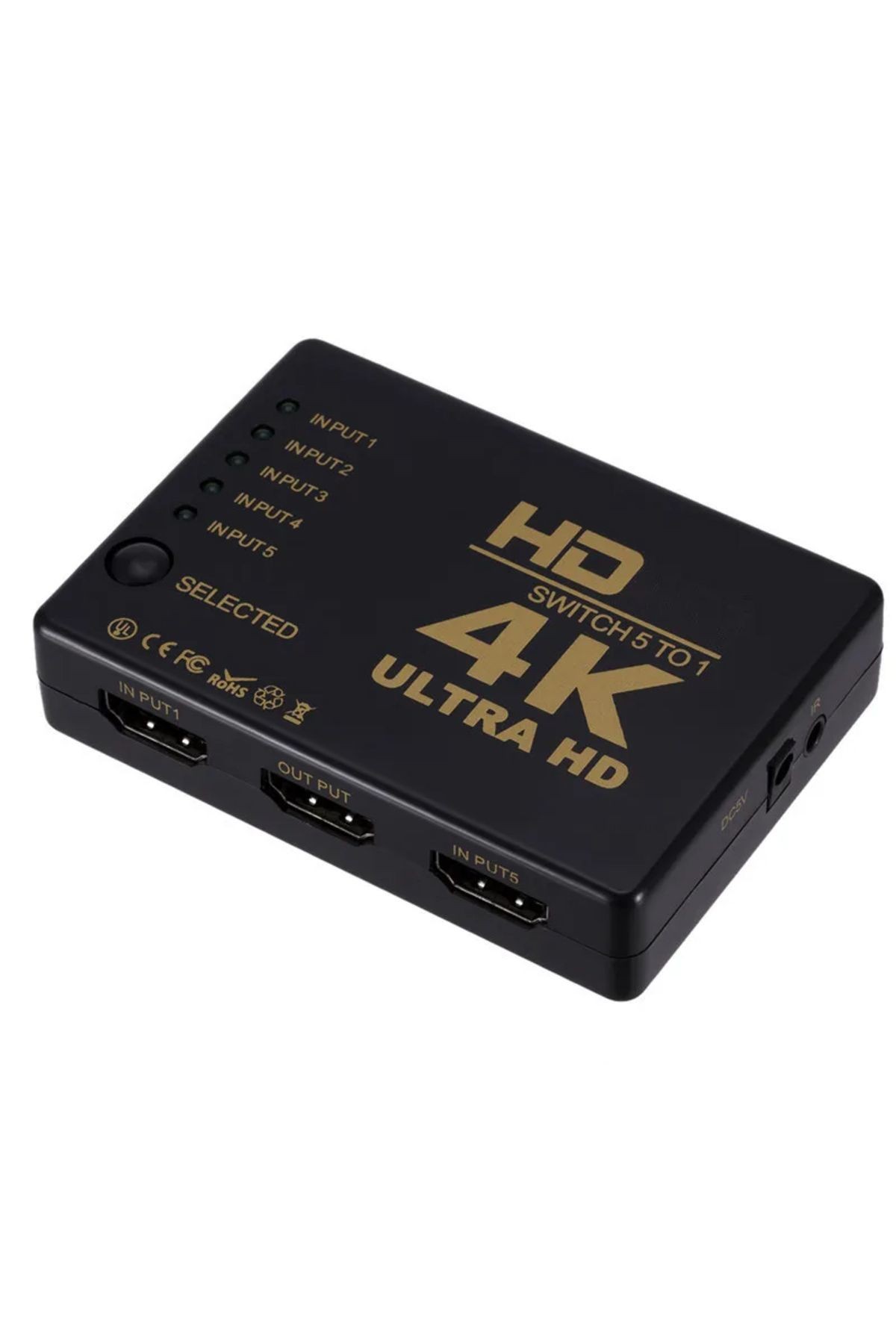 Tv Için Hdmi Çoklayıcı 5 Port 4k Kumandalı Ultra Hd Hdmı Switch Splitter 5port4Khdmi