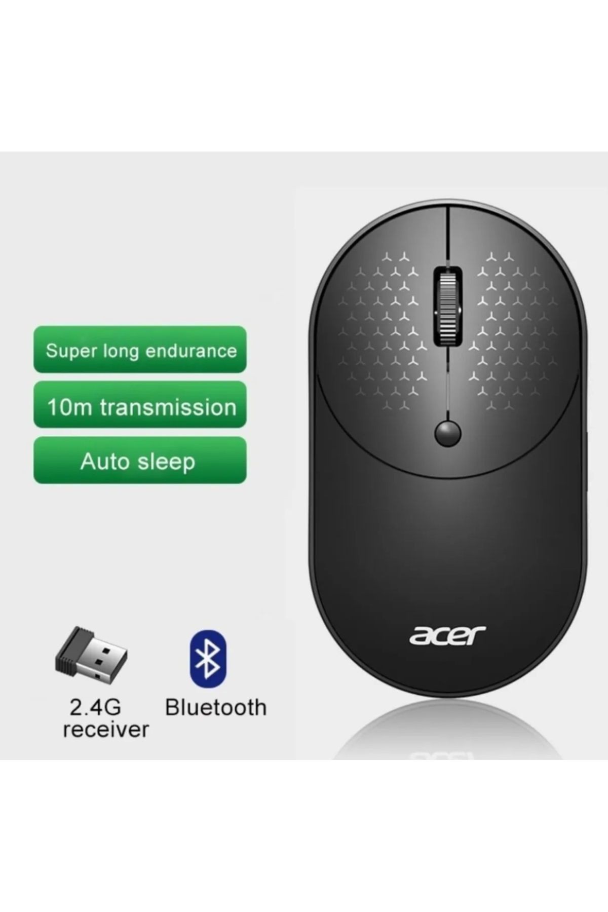 Kablosuz Bluetooth Mouse Otomatik Uyku Modlu OMR080 Bilgisayar Notebook Laptop Kablosuz Fare