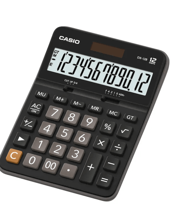 Casio DX-12B Masa Tipi 12 Hane Hesap Makinesi