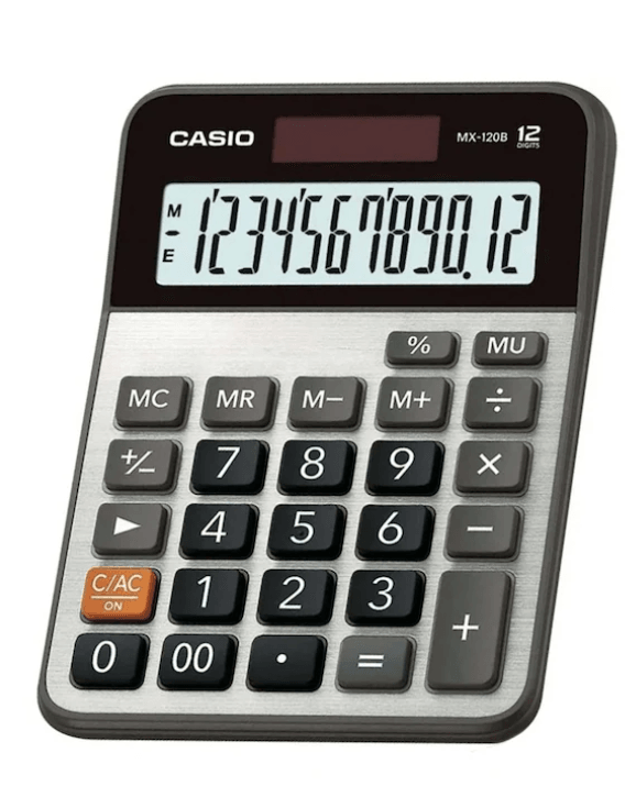Casio MX-120B 12 Hane Masaüstü Hesap Makinesi