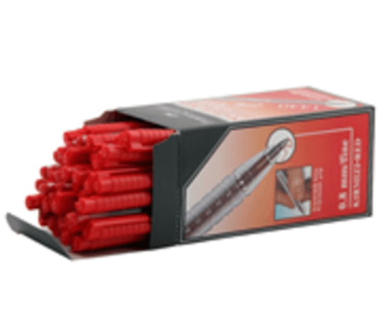 Faber Castell Tükenmez Kalem 0.8 MM Bilye Uç Kırmızı 1440 50'li