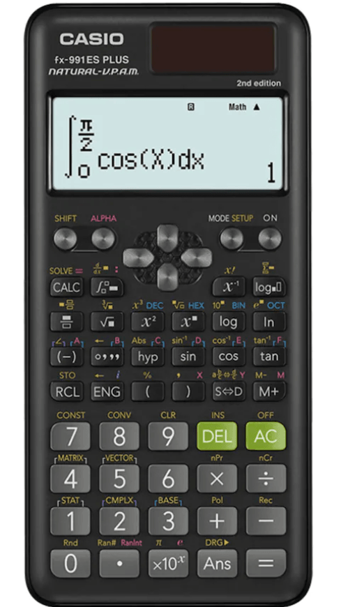 Casio FX-991ES Plus 2. Versiyon Bilimsel Fonksiyonlu Hesap Makinesi