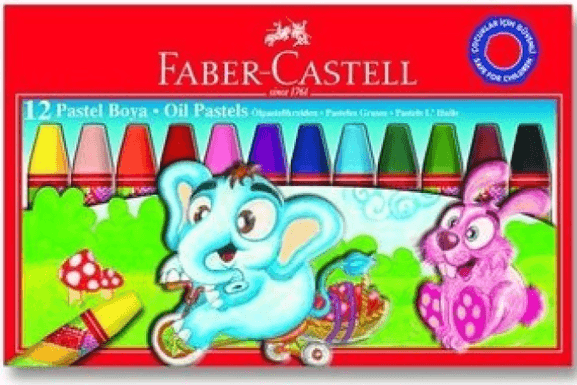 Faber-Castell Karton Kutu Pastel Boya 12'li