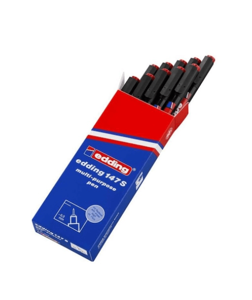 Eddıng Asetat Kalemı 03 MM Kırmızı 10 Lu 147s