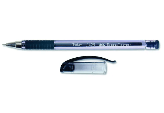 Faber Castell Tükenmez Kalem 0.7 MM Iğne Uç Siyah 1425 