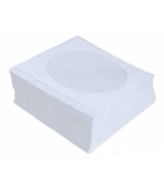 Cd & Dvd Zarfı Beyaz Pencereli 100 Lü