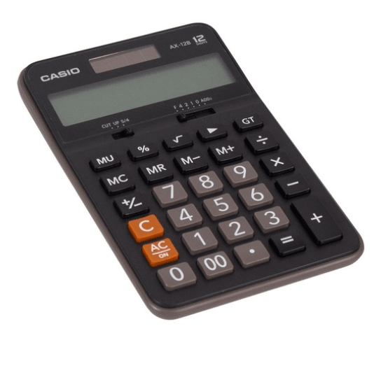 Casio AX-12B Masaüstü 12 Hane Hesap Makinesi