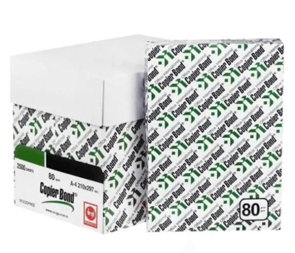 Copier Bond A4 Fotokopi Kağıdı 80 G 1 Koli 5 Paket