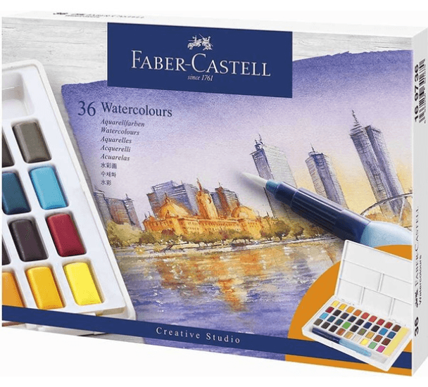 Faber Castell Creative Studio Tablet Sulu Boya 36 Renk
