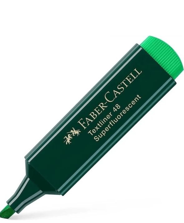 Faber-Castell Fosforlu Kalem 1548 Yeşil