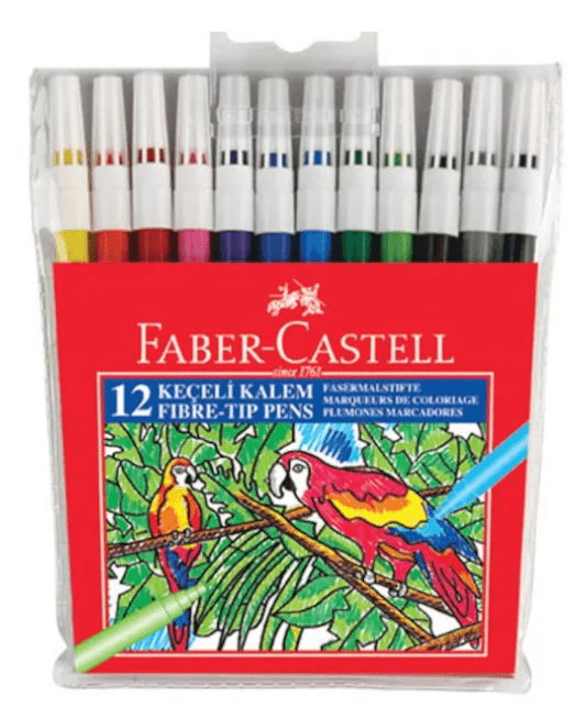 Faber-Castell Keçeli Boya Kalemi 12 Li