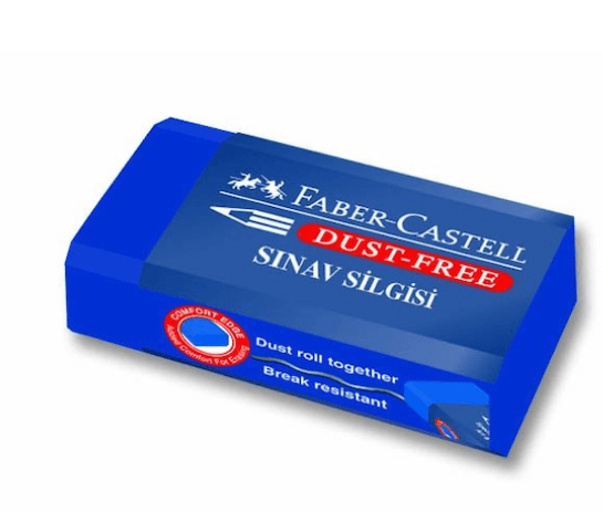 Faber Castell Sınav Silgisi Büyük Boy Mavi