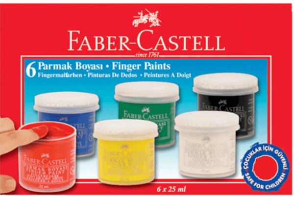 Faber-Castell Parmak Boyası 6 Renk
