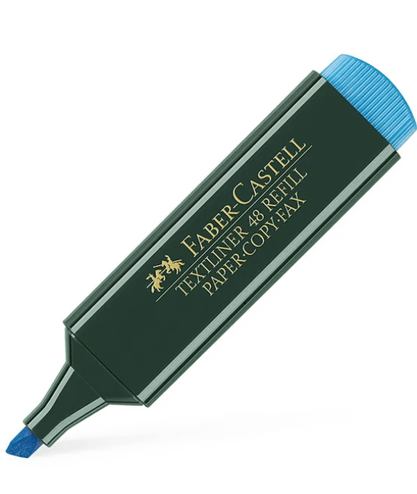 Faber-Castell Fosforlu Kalem 1548 Mavi