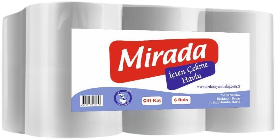 İçten Çekmeli Kağıt Havlu 360 Yaprak 72 mt 6 Adet - 4 kg