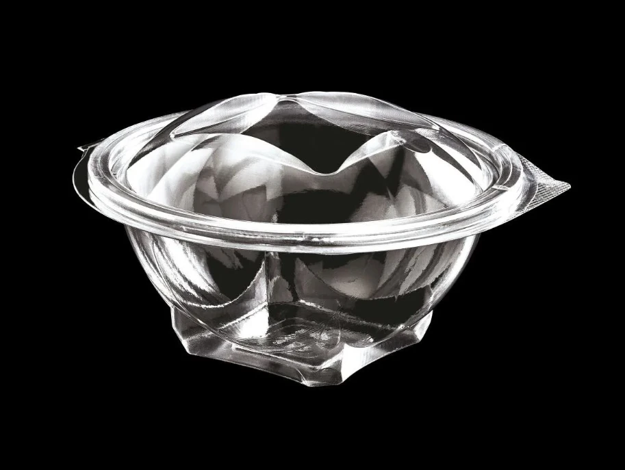 Yuvarlak Sızdırmaz Kap 14 GR 375 CC Şeffaf 100 Adet