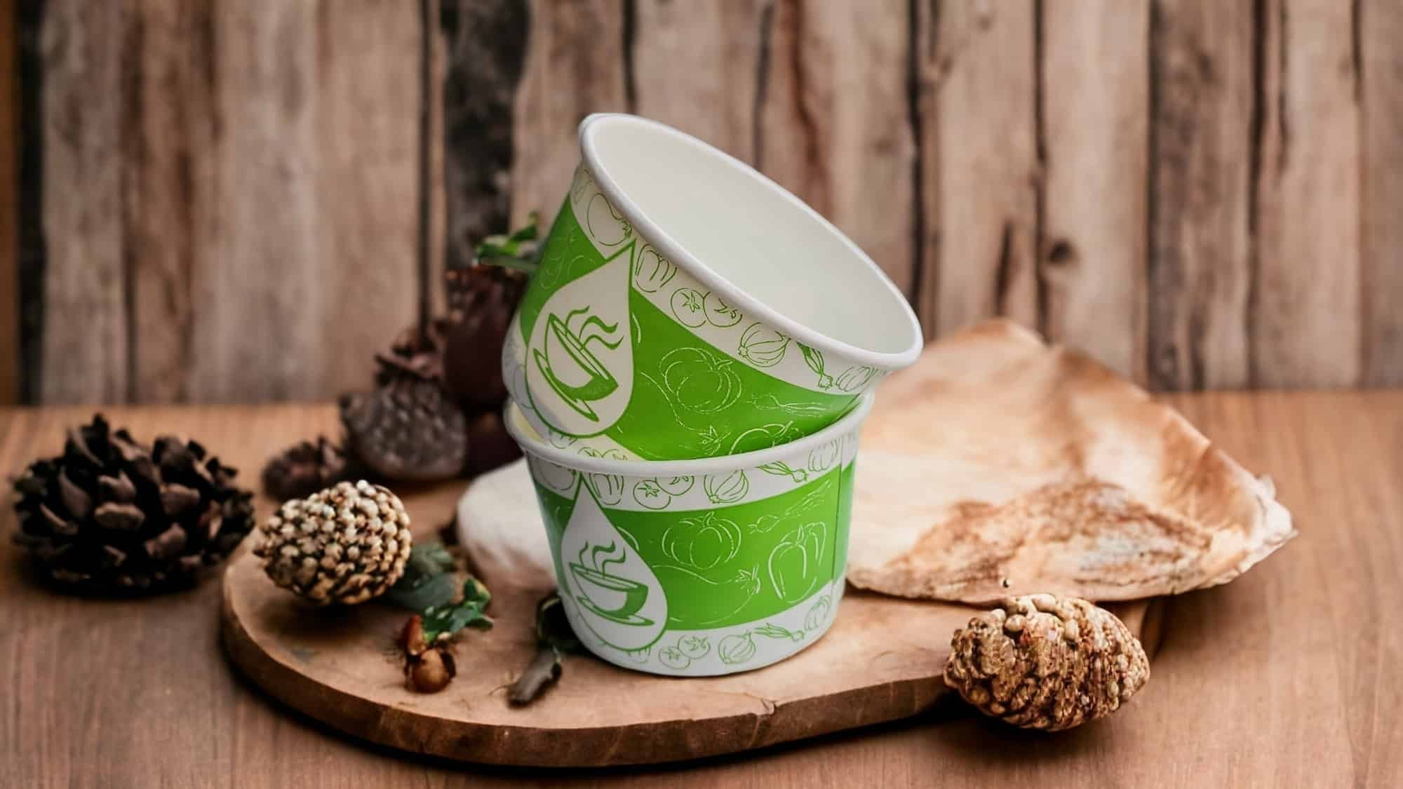Karton Çorba Kase Damla 16oz Kap+Kapak 500'lü