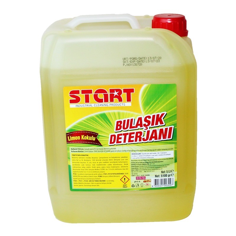 Bulaşık Deterjanı Limon 5 Lt