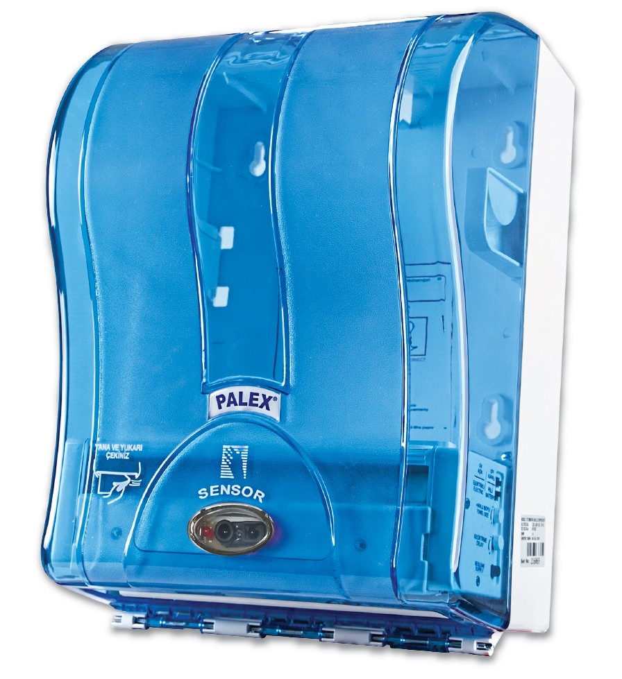 Prestij Otomatik Havlu Dispenseri Saydam-Mavi 21 cm