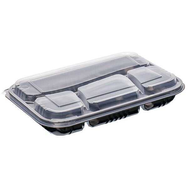 Limera Siyah Tabanlı 4 Bölmeli Kebap Kabı