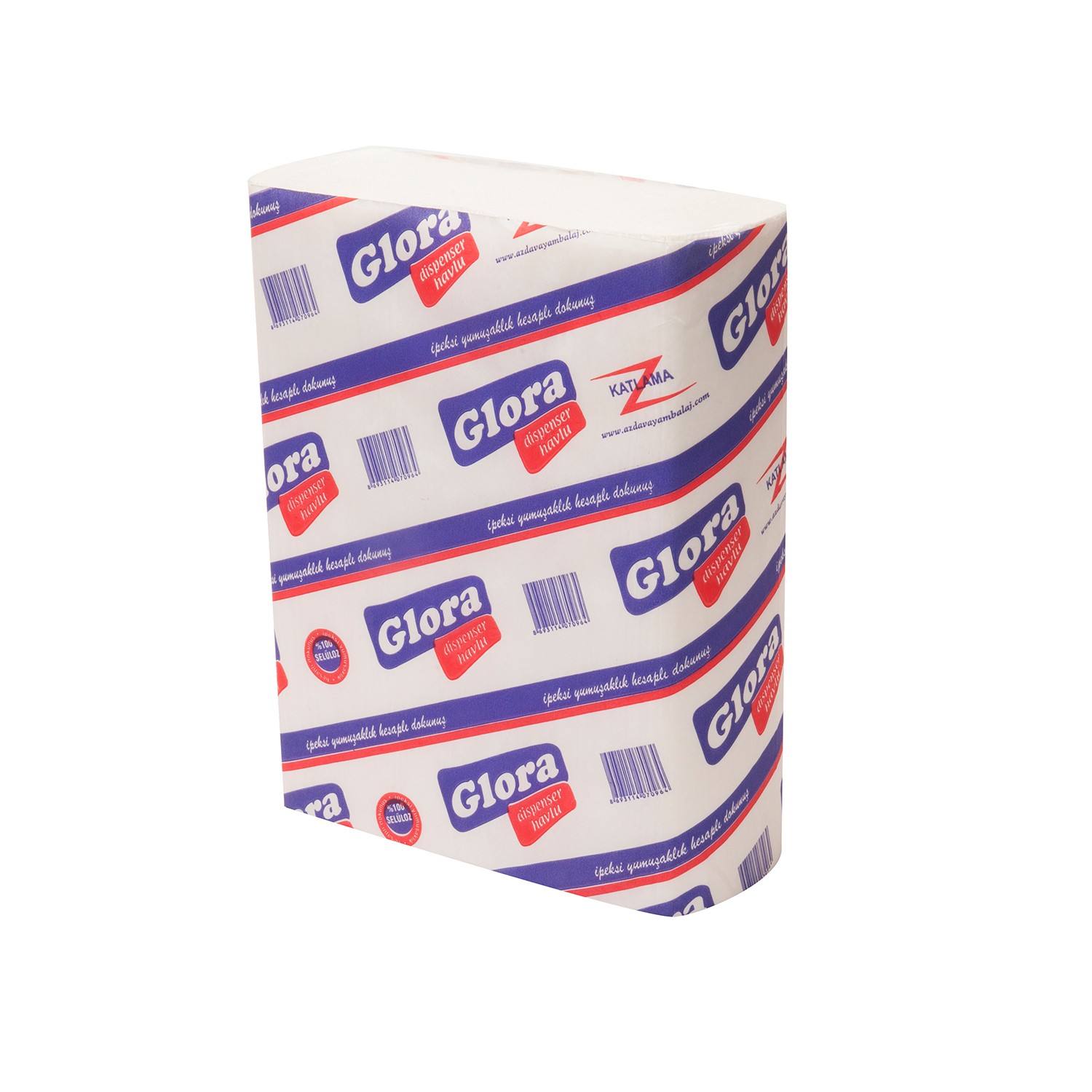 Z Katlama Çift Katlı Kağıt Havlu 20 x 20 cm 175 Yaprak - 12 Paket