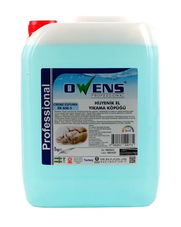 Cereme Espuma Hijyenik El Köpük Sabunu 5 KG