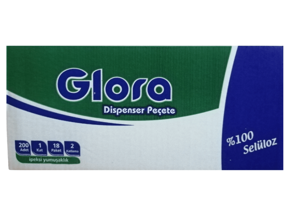 Masa Üstü Dispenser Peçete 2 Katlama 200'lü 18 Paket