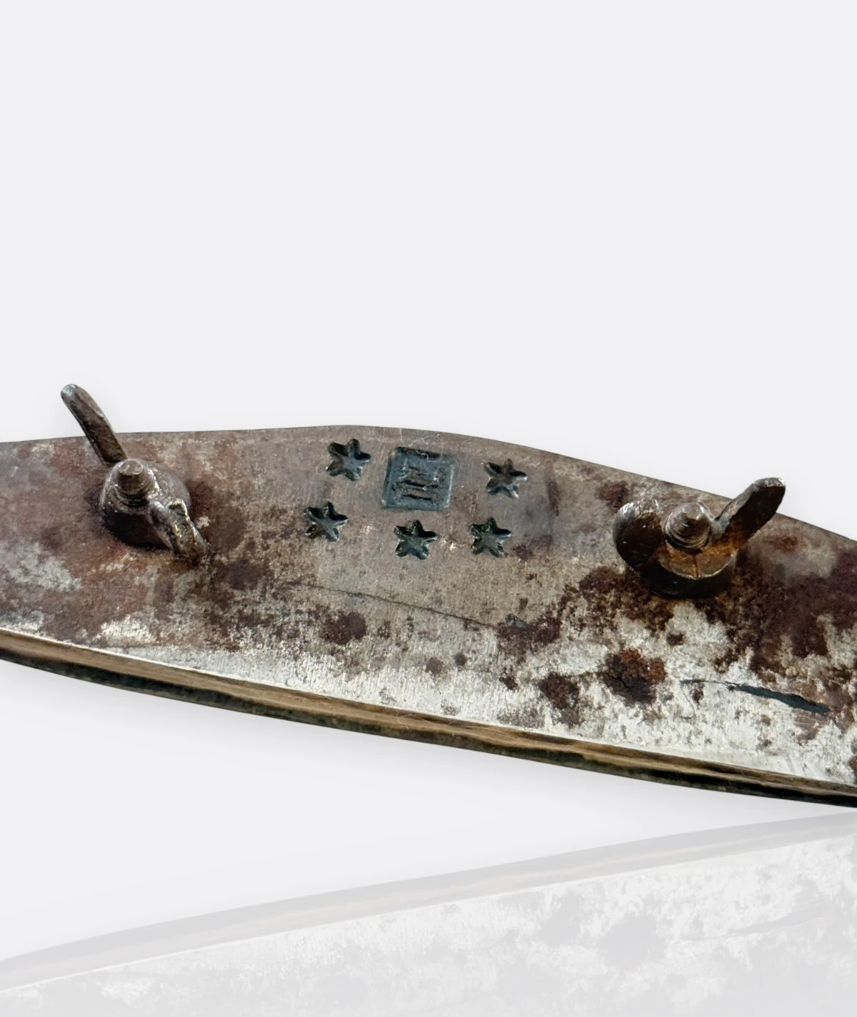 Antika Halı Makası – 19. Yüzyıl, Damgalı El Yapımı