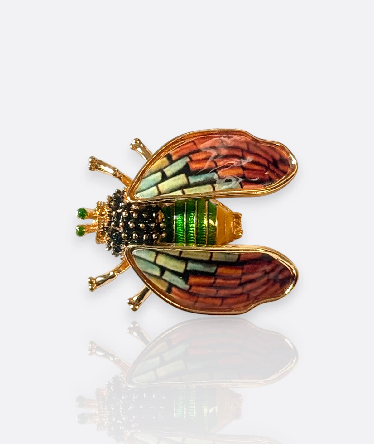 Vintage  Broş – Taş Detaylı Takı