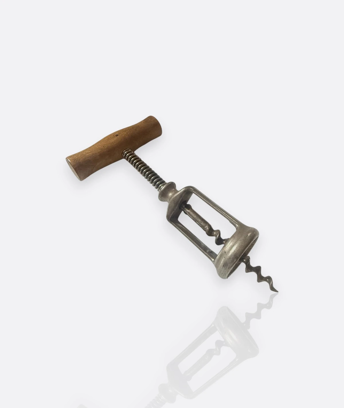 Antika Ahşap Saplı Tirbuşon – 19. Yüzyıl Sonu / 20. Yüzyıl Başları