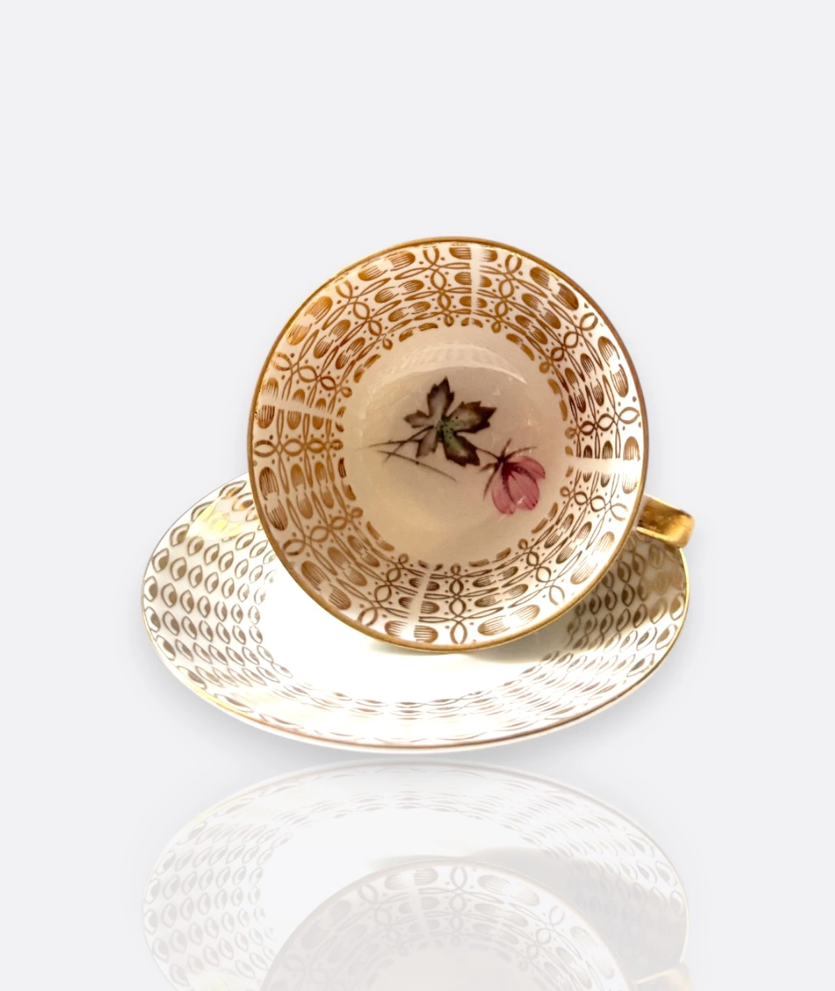 Vintage Bavaria Germany Fincan ve Tabak