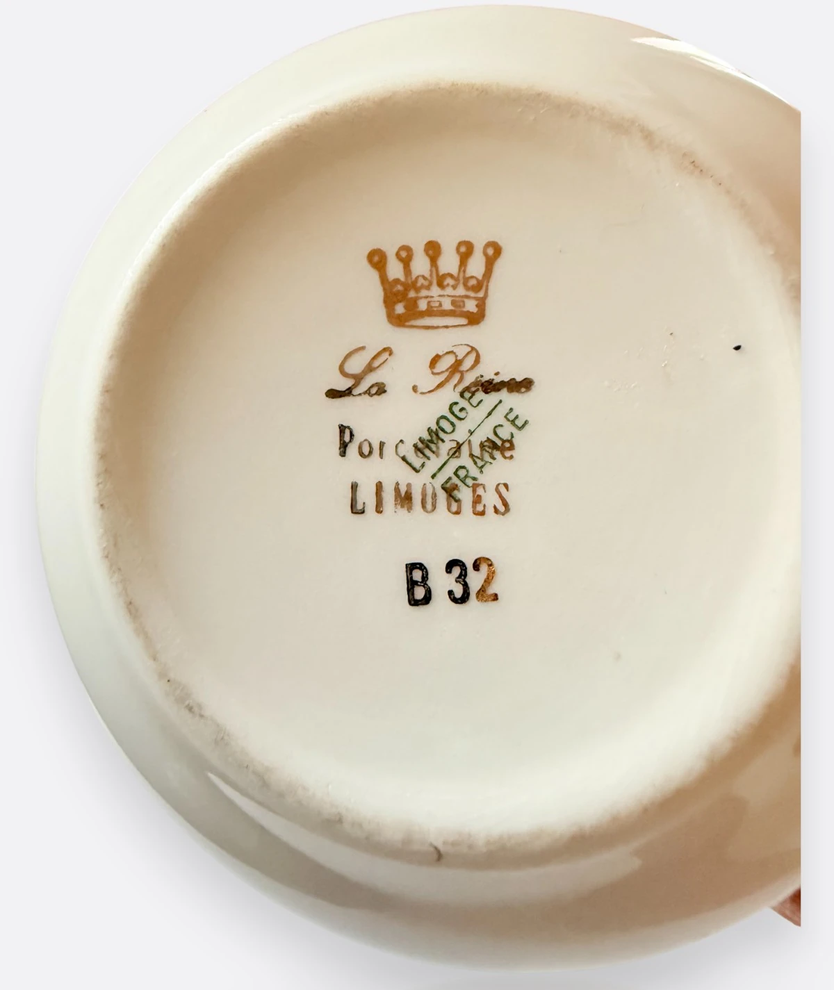 Limoges Porselen Kutusu (Fransa, 1950–1970) - La Reine 