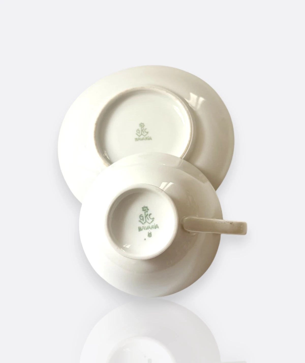 Vintage Bavaria Germany Fincan ve Tabak