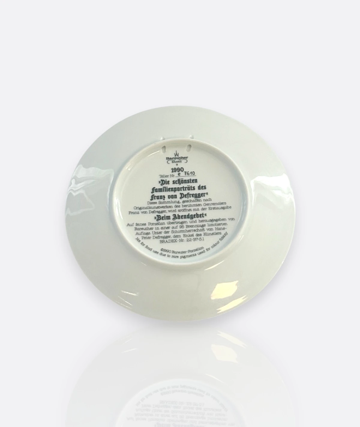 Franz von Defregger Koleksiyon 3'lü  Tabak Seti – Bareuther Bavaria (1990–1991)