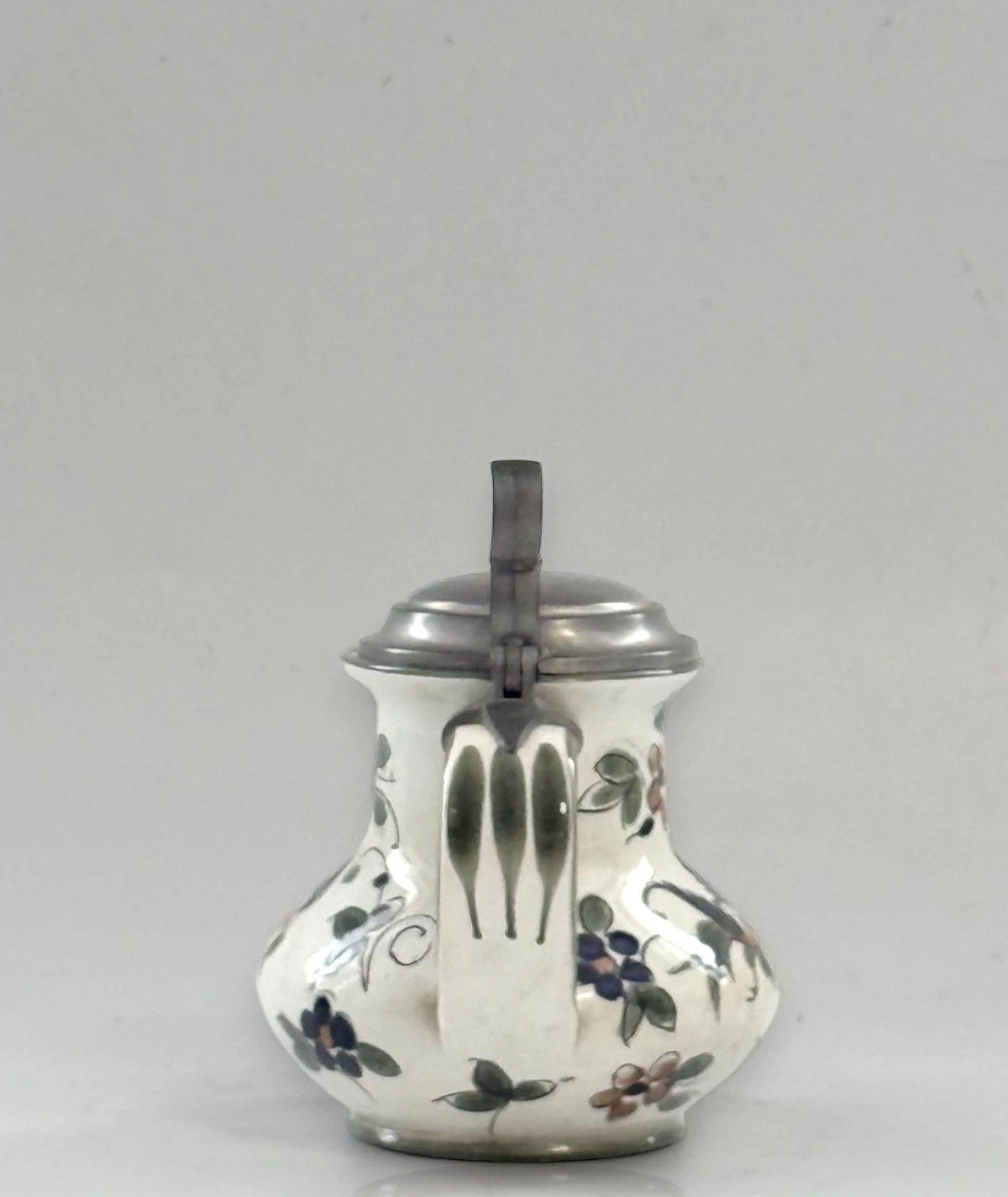 El Boyama Porselen Sürahi / İçki Kabı - Capodimonte Italy (1950’ler)