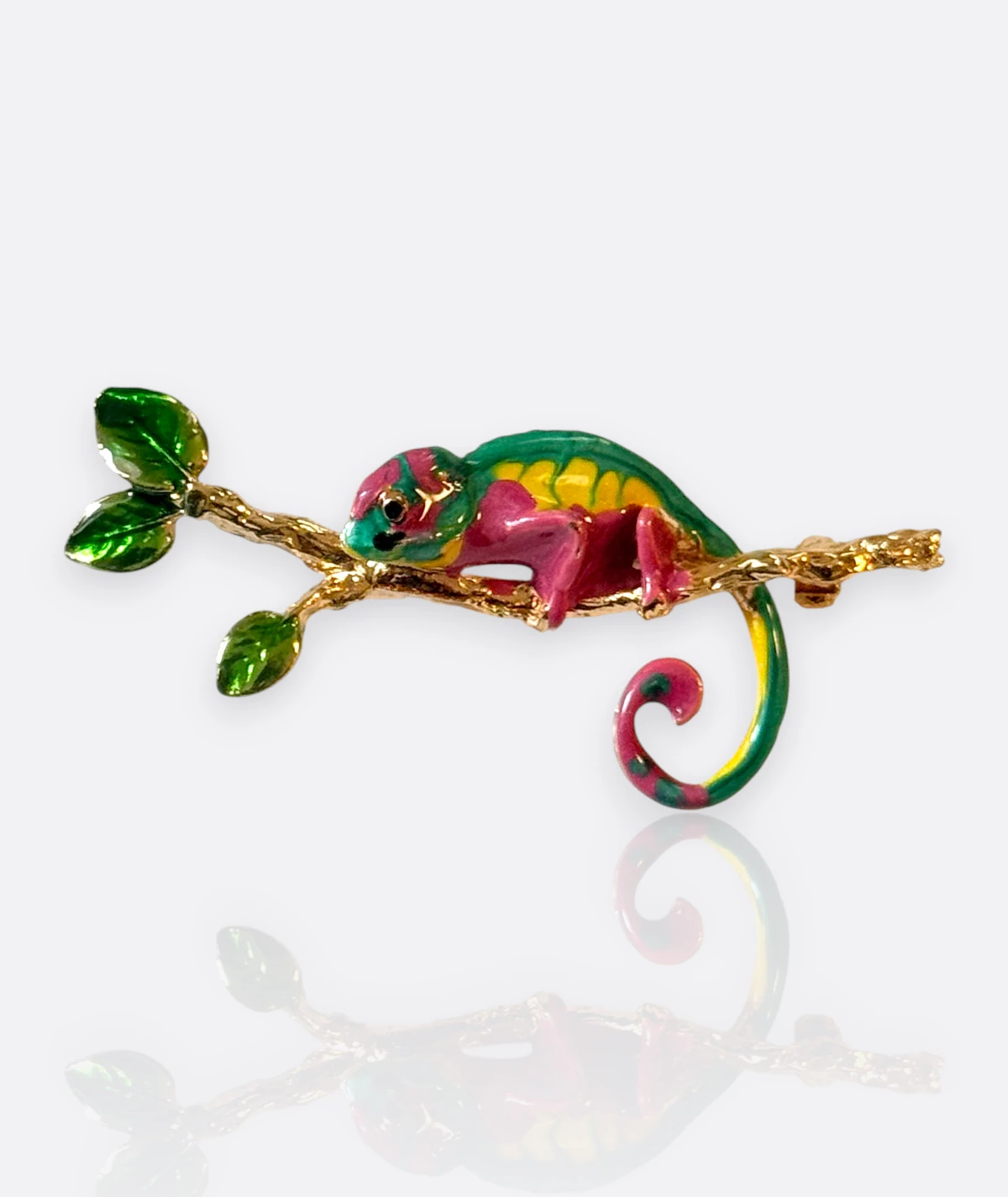 Bukalemun Broş – Vintage Takı