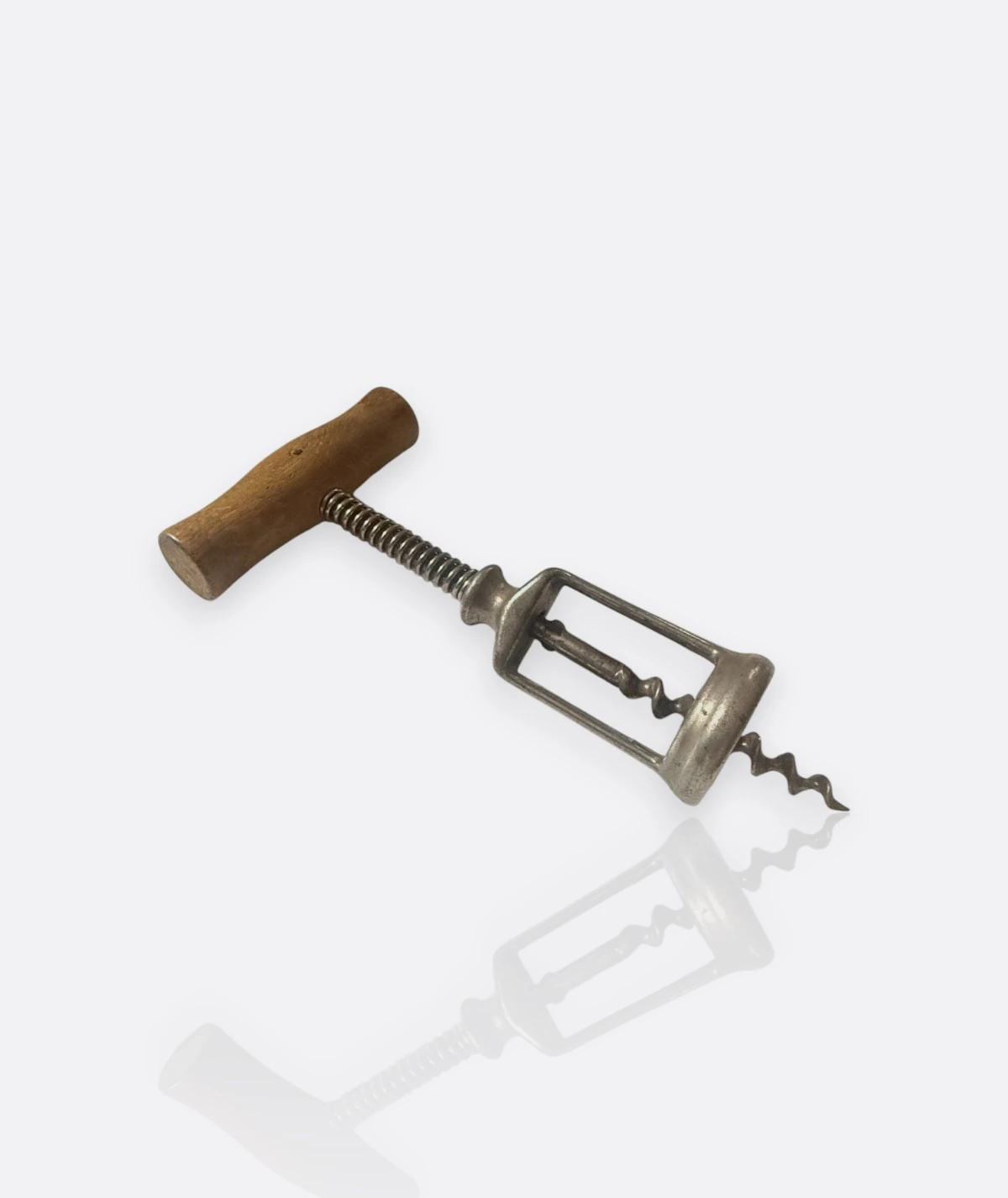 Antika Ahşap Saplı Tirbuşon – 19. Yüzyıl Sonu / 20. Yüzyıl Başları