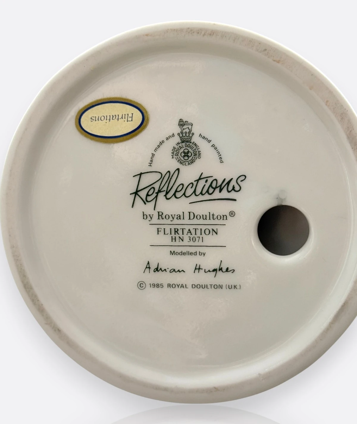 Royal Doulton –  Porselen Figür “Flirtation” (HN 3071, 1985)