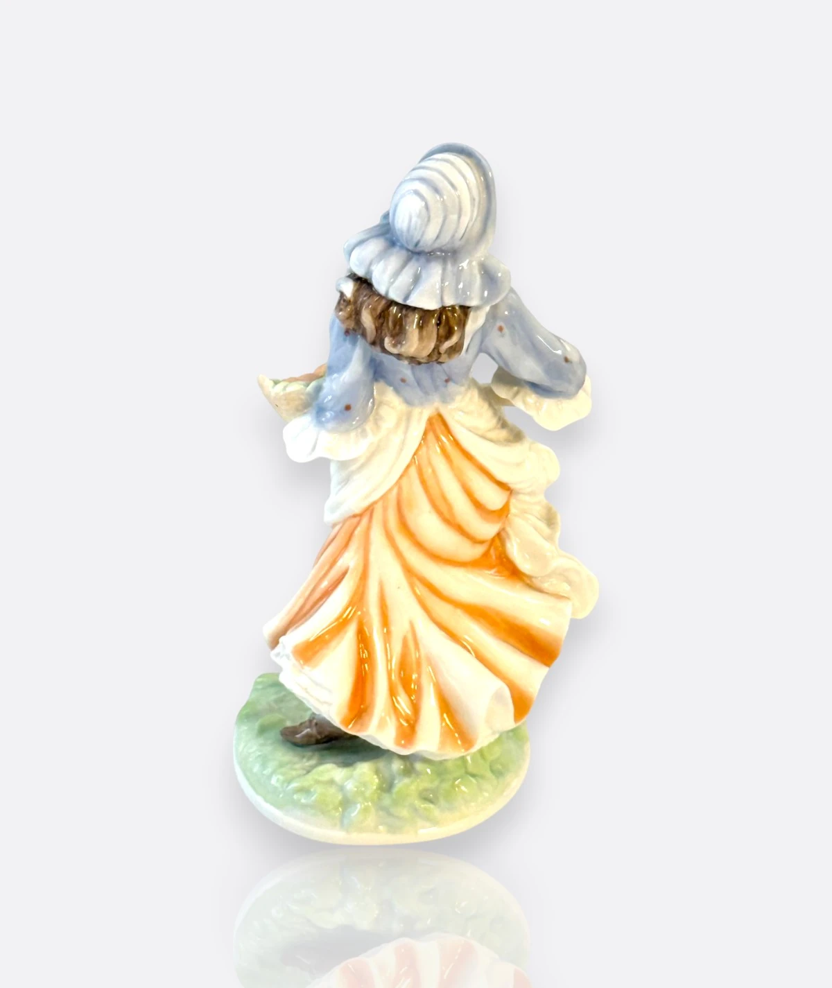Royal Worcester – Porselen Figür“Rosie Picking Apples” (Old Country Ways, 1986)