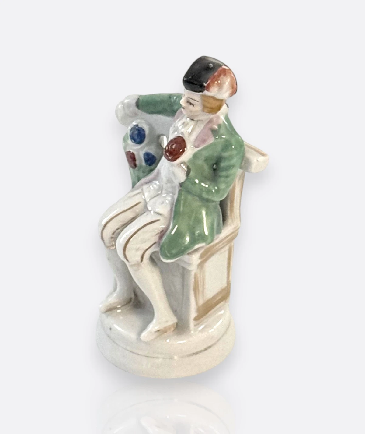 Occupied Japan – Mini El Boyaması Porselen Figür (1947–1952)