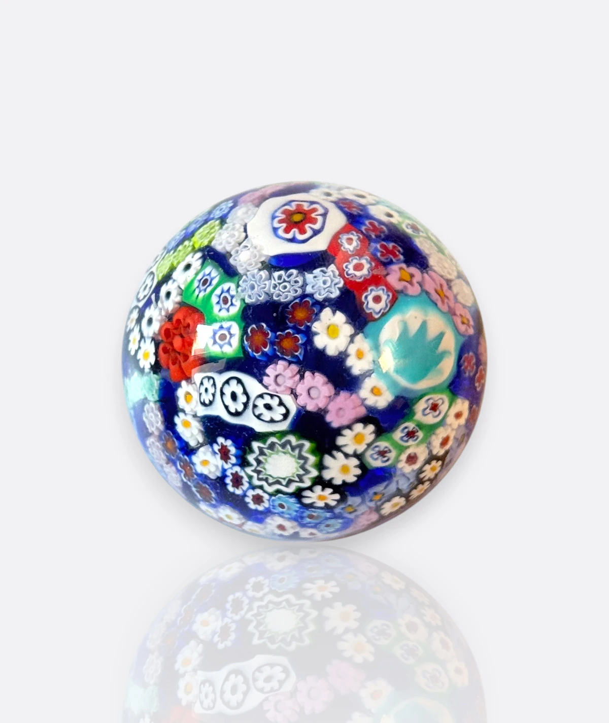 Murrina Veneziana – Millefiori Murano Cam Sayfa Ağırlığı