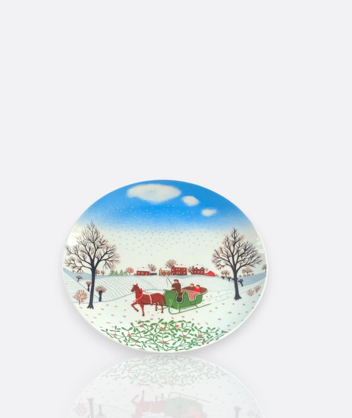 Porzellanfabrik Tirschenreuth – “Motive Winter” Koleksiyon Tabağı