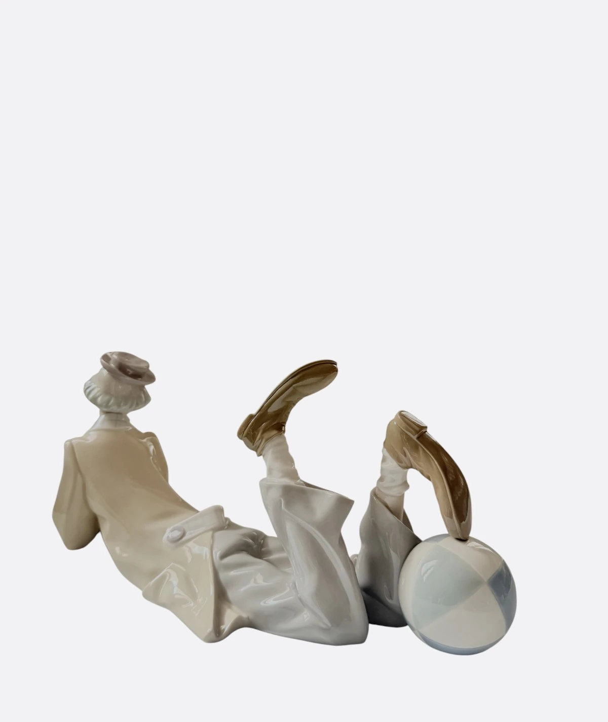 Lladró –  Porselen Figür “Thinking Clown” (Spain, 1980s)