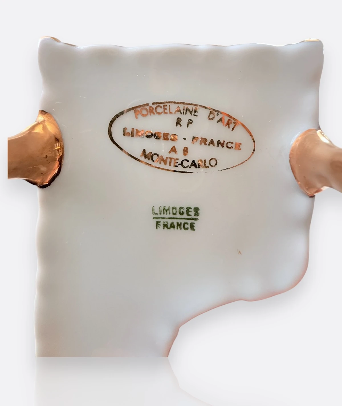 Limoges France Porcelaine d’Art RP Monte Carlo – Prens Rainier ve Prenses Grace Porselen Piyano Kutu