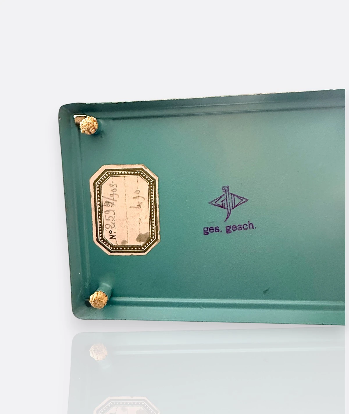 1930’lar Art Deco Dönemi Alman Metal Sigaralık / Puro Kutusu