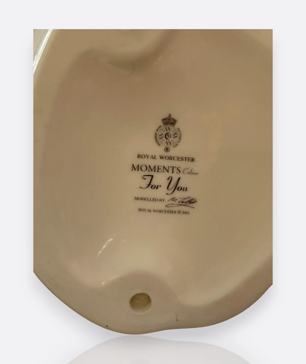 Royal Worcester “For You” Porselen Figür – Moments Collection (2000)