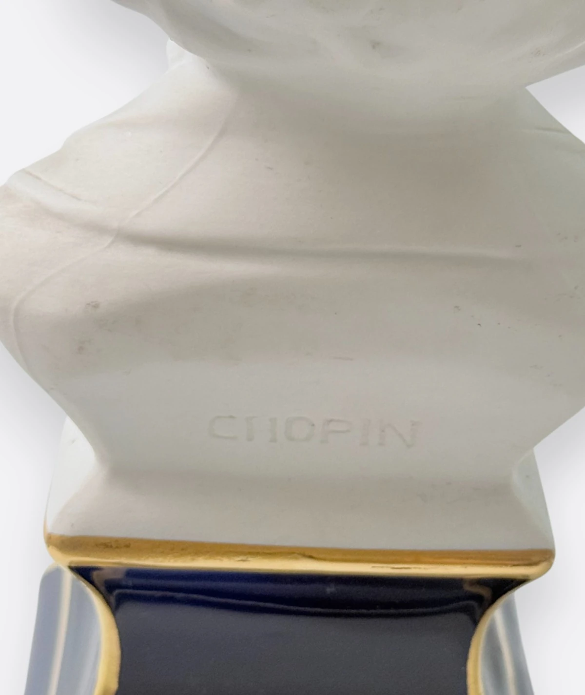 Porcelaines Tharaud Limoges “Chopin” Büstü – Fransız Porselen Koleksiyon Parçası