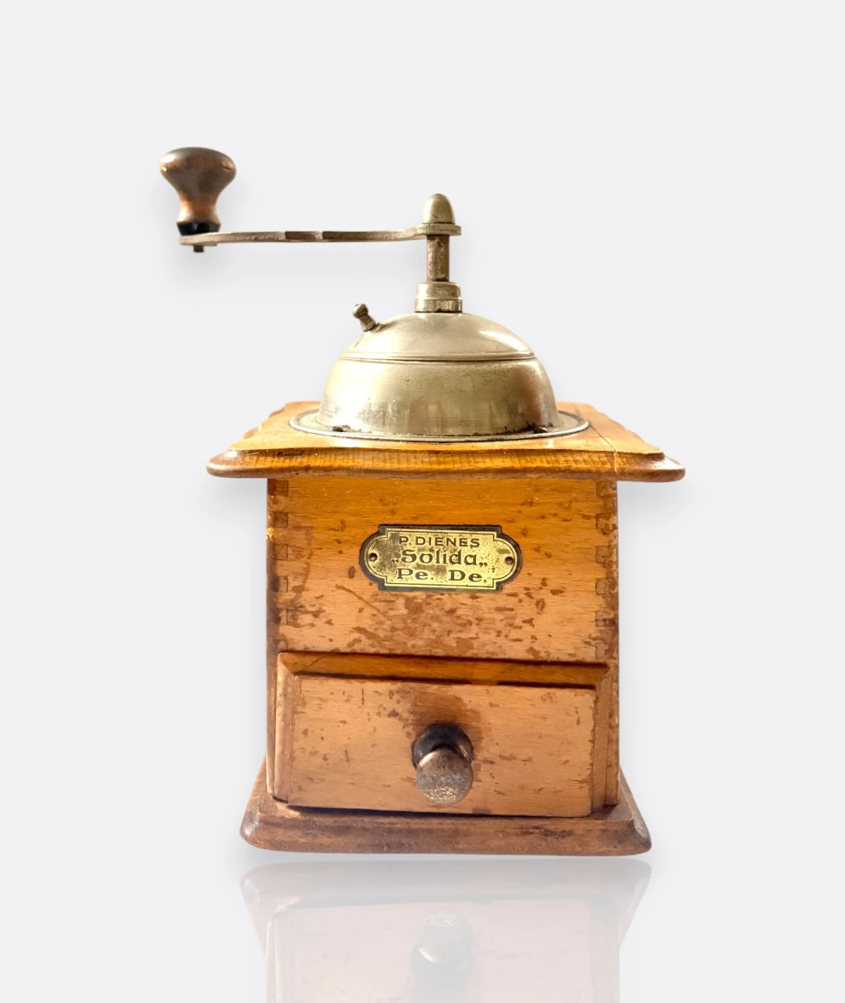 P. Dienes Solida Pe De Vintage Kahve Değirmeni – Alman Yapımı – 1930s–1950s